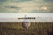 opetsGK的简单介绍