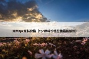 湖州tpr原料价格（tpr原料价格行情最新报价）