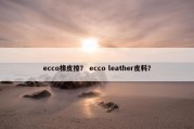 ecco橡皮擦？ ecco leather皮料？