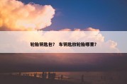 轮胎钥匙包？ 车钥匙放轮胎哪里？