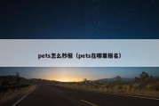 pets怎么秒报（pets在哪里报名）