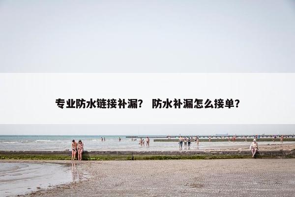 专业防水链接补漏? 防水补漏怎么接单? 专业防水链接补漏? 防水补漏怎么接单?