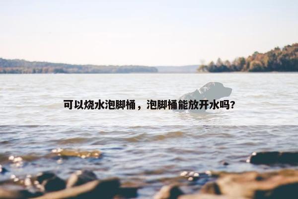 可以烧水泡脚桶,泡脚桶能放开水吗? 可以烧水泡脚桶,泡脚桶能放开水吗?