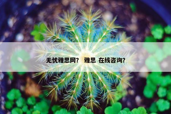 无忧雅思网？ 雅思 在线咨询？