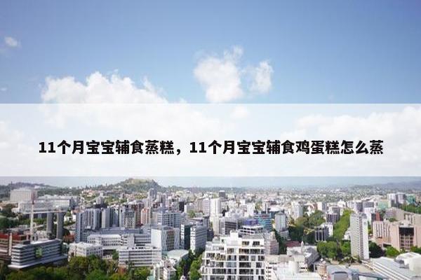 11个月宝宝辅食蒸糕，11个月宝宝辅食鸡蛋糕怎么蒸