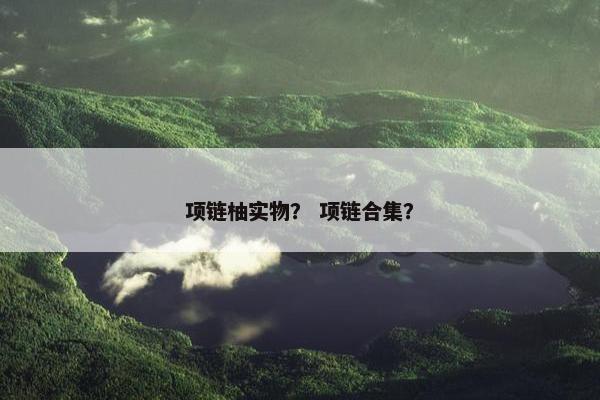 项链柚实物？ 项链合集？