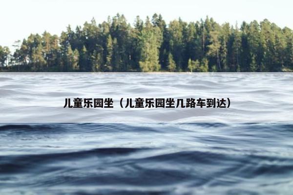 儿童乐园坐（儿童乐园坐几路车到达）