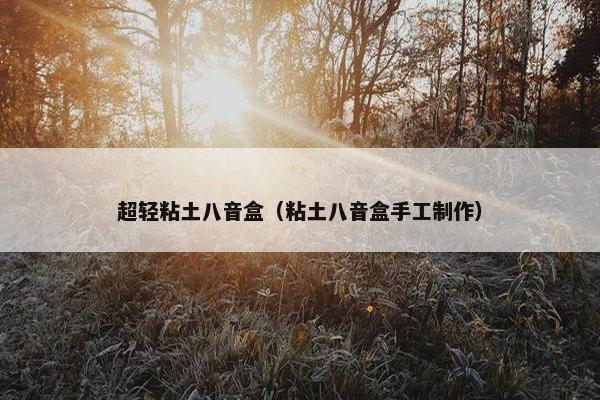 超轻粘土八音盒（粘土八音盒手工制作）