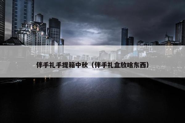 伴手礼手提箱中秋（伴手礼盒放啥东西）
