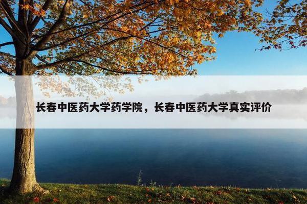 长春中医药大学药学院，长春中医药大学真实评价