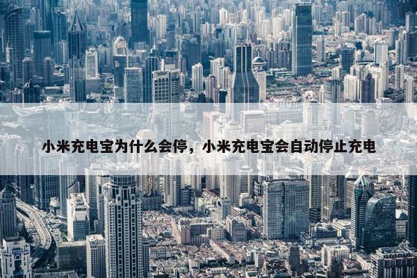 小米充电宝为什么会停，小米充电宝会自动停止充电