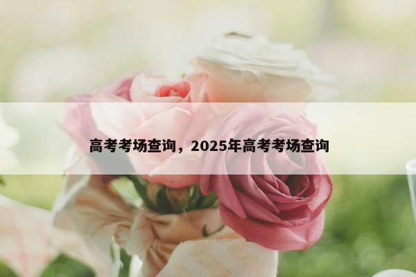 高考考场查询，2025年高考考场查询