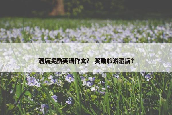 酒店奖励英语作文？ 奖励旅游酒店？