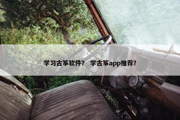 学习古筝软件？ 学古筝app推荐？