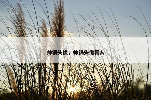 帅锅头像，帅锅头像真人
