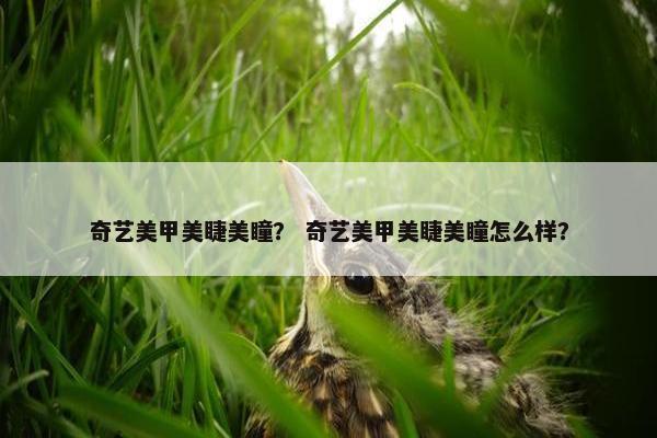 奇艺美甲美睫美瞳？ 奇艺美甲美睫美瞳怎么样？
