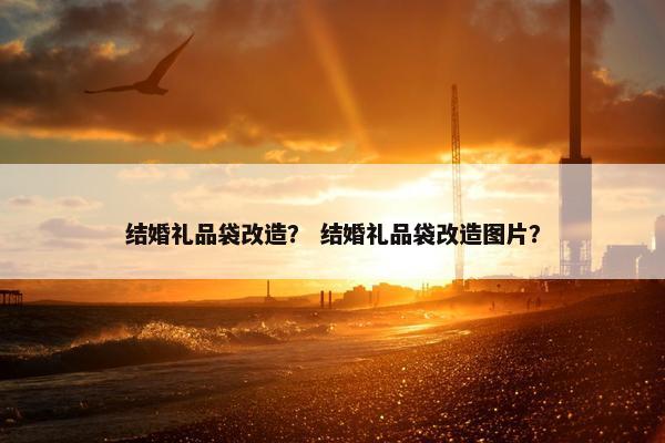 结婚礼品袋改造？ 结婚礼品袋改造图片？