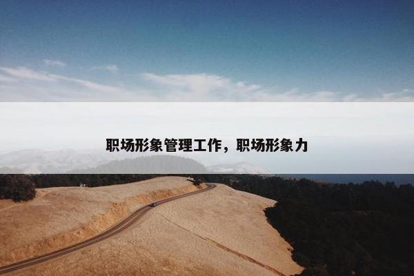 职场形象管理工作，职场形象力