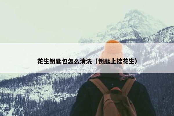 花生钥匙包怎么清洗（钥匙上挂花生）