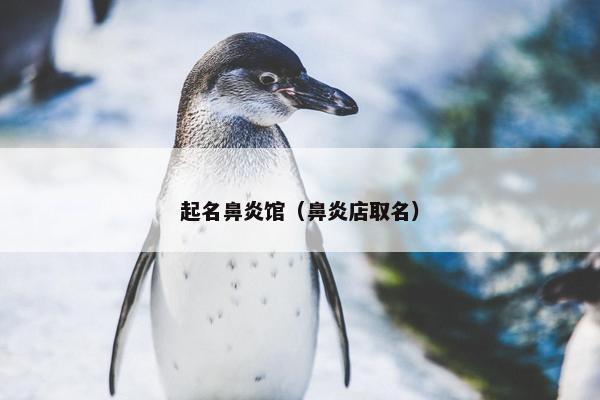 起名鼻炎馆（鼻炎店取名）