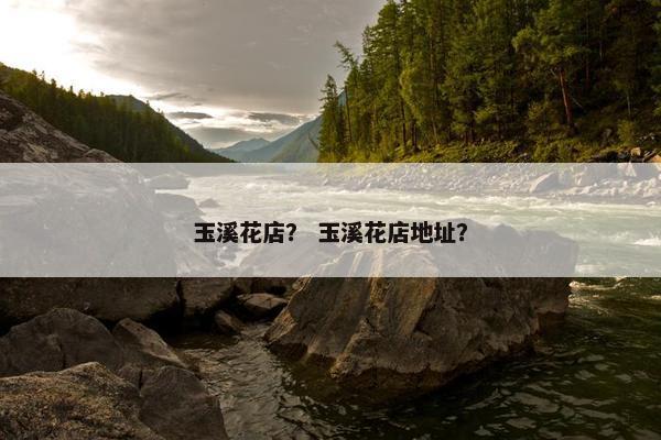 玉溪花店？ 玉溪花店地址？