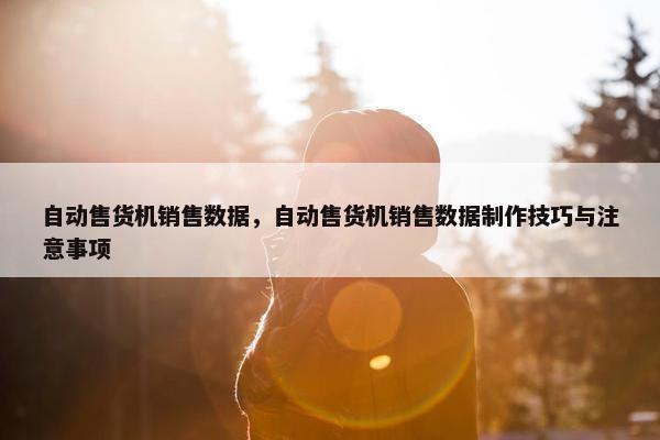 自动售货机销售数据，自动售货机销售数据制作技巧与注意事项
