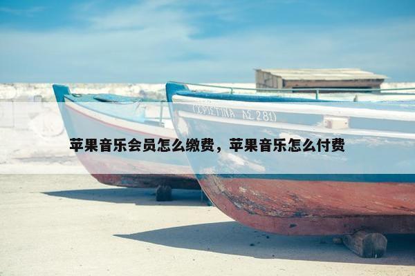 苹果音乐会员怎么缴费，苹果音乐怎么付费