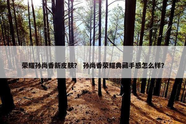 荣耀孙尚香新皮肤？ 孙尚香荣耀典藏手感怎么样？