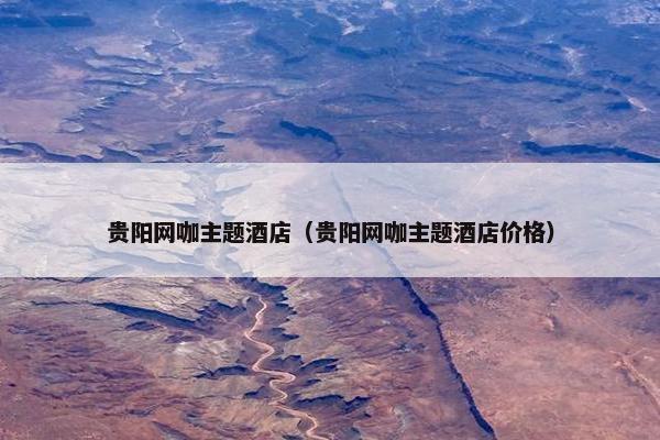 贵阳网咖主题酒店（贵阳网咖主题酒店价格）
