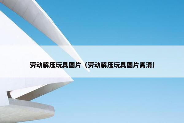 劳动解压玩具图片（劳动解压玩具图片高清）