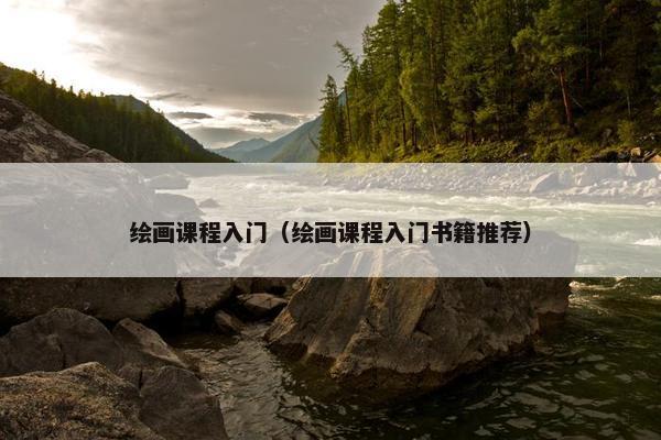 绘画课程入门（绘画课程入门书籍推荐）