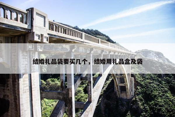 结婚礼品袋要买几个，结婚用礼品盒及袋